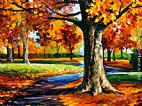 Fall Paintings - BRISTOL FALL by Leonid Afremov